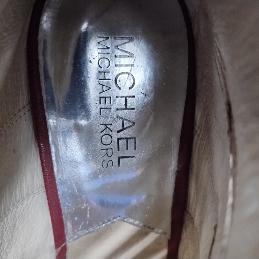 Michael Kors Mavis Back Zip Stiletto Heels Womens US 9M Burgundy Pointed Toe - Picture 8 of 11